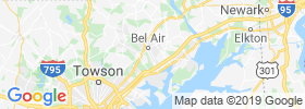 Bel Air South map